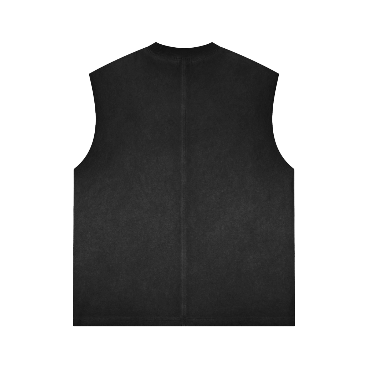 R&B-ingo Reverse Washed Tank Top (Black on black)