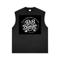 R&B-ingo Reverse Washed Tank Top (Black on black)