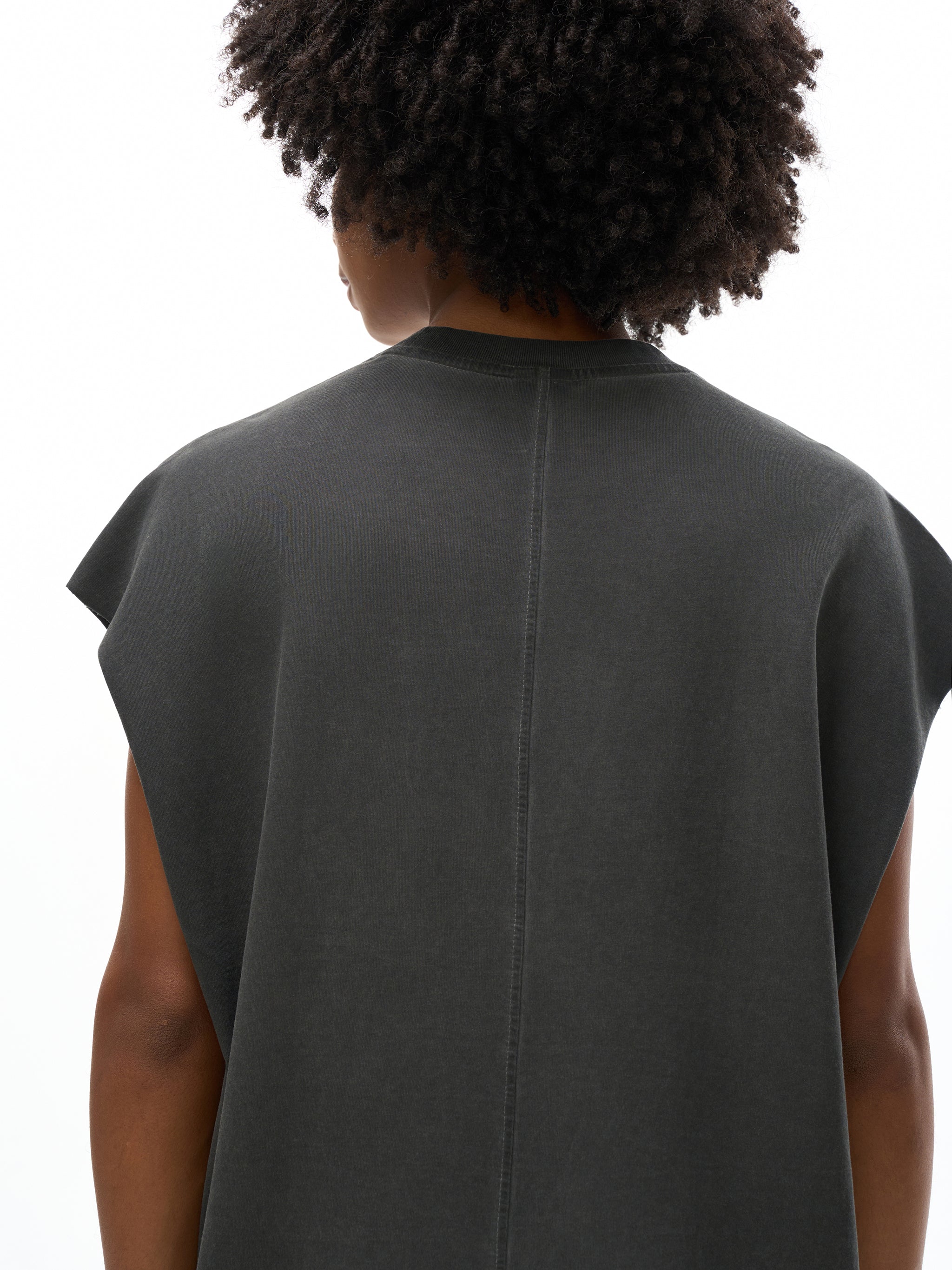 R&B-ingo Reverse Washed Tank Top (Black on black)